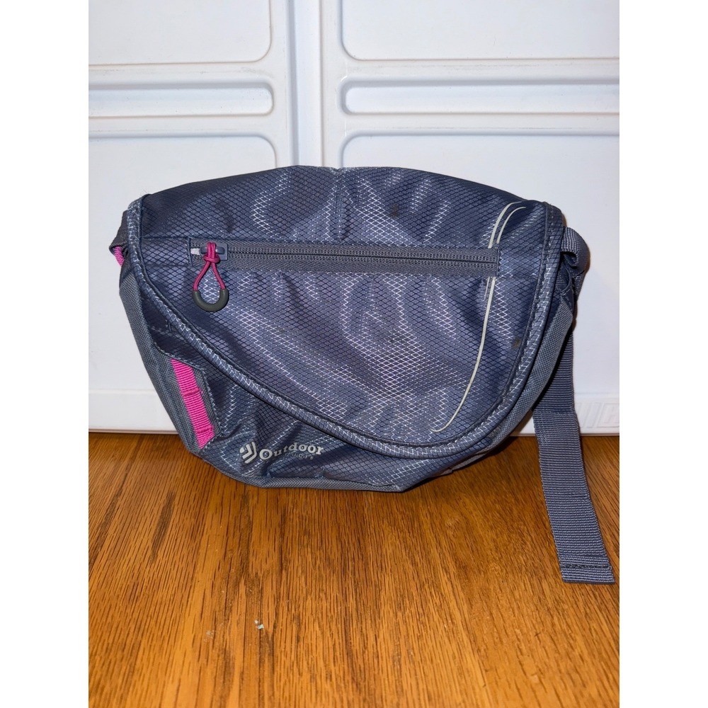 Outdoor Products Gray Pink Crossbody Fanny‎ Pack Waist Bag Travel